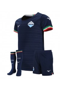 Lazio Jalkapallovaatteet Lasten Vieraspeliasu 2023-24 Lyhythihainen (+ Lyhyet housut)